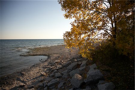 Shoreline in Presqu'ile Provincial Park, Ontario, Canada Stock Photo - Rights-Managed, Code: 700-02738092