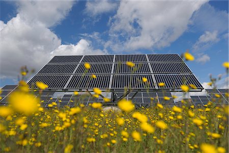 plant of electricity - Solar Panels Stock Photo - Rights-Managed, Code: 700-02738311