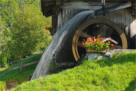 Watermill, Carinthia, Austria Foto de stock - Con derechos protegidos, Código: 700-02738335