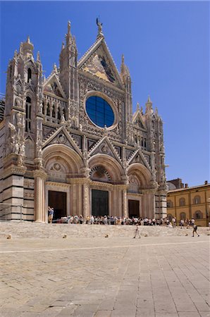 duomo di siena - Siena Cathedral, Siena, Tuscany, Italy Stock Photo - Rights-Managed, Code: 700-02738820