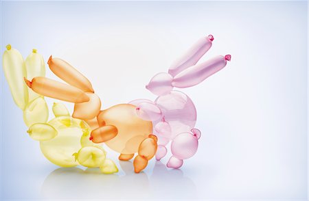 funny intimacy - Condom Balloon Animals in Sexual Position Stock Photo - Rights-Managed, Code: 700-02757182