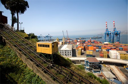 region de valparaiso - Funicular, Valparaiso, Chile Stock Photo - Rights-Managed, Code: 700-02757229