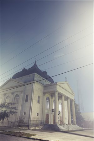 Exterior of Building in Savannah, Georgia, USA Fotografie stock - Rights-Managed, Codice: 700-02786859