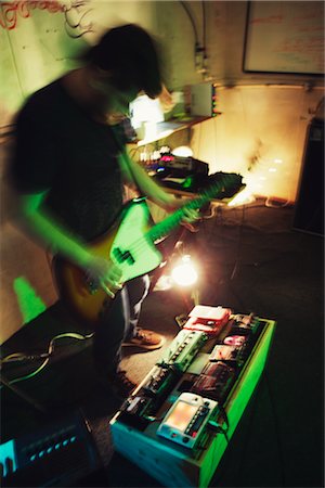 Young Man Playing Guitar Stock Photo - Rights-Managed, Code: 700-02786870