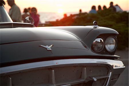 derek shapton - Antikes Auto-Show bei Sonnenuntergang, Southampton, Ontario, Kanada Stockbilder - Lizenzpflichtiges, Bildnummer: 700-02791670