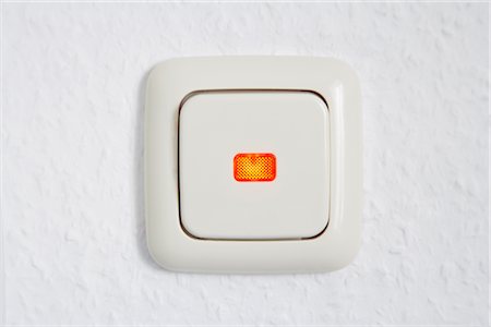 Close-Up of Illuminated Button Foto de stock - Con derechos protegidos, Código: 700-02801095