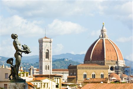 santa maria del fiore - Vue de Santa Maria del Fiore de jardins de Boboli, Florence, Toscane, Italie Photographie de stock - Rights-Managed, Code: 700-02828635