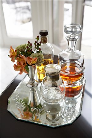 scotch - Still Life of Decanter Fotografie stock - Rights-Managed, Codice: 700-02834017