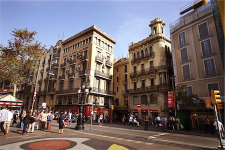 spain barcelona city - La Rambla, Barcelona, Catalunya, Spain Stock Photo - Rights-Managed, Code: 700-02834059