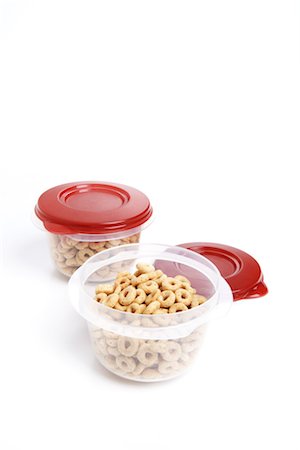plastic container lid - Containers of Dry Cereal Stock Photo - Rights-Managed, Code: 700-02833202