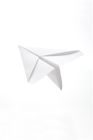 Avion de papier Photographie de stock - Rights-Managed, Code: 700-02833230