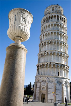 piazza del duomo - Se penchant Campo dei Miracoli, tour de Pise, Pise, Toscane, Italie Photographie de stock - Rights-Managed, Code: 700-02833400