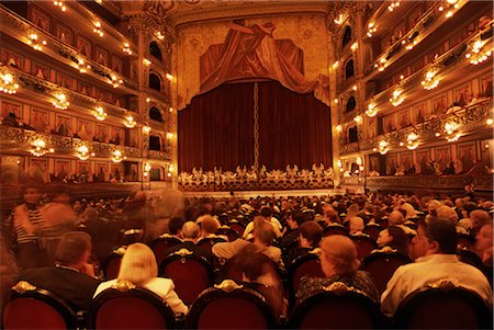 people at the opera - Colon Theatre, Buenos Aires, Argentina Stock Photo - Rights-Managed, Code: 700-02833423