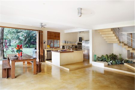 Interior of The March House, Mal Pais, Nicoya Peninsula, Costa Rica Stock Photo - Rights-Managed, Code: 700-02833468