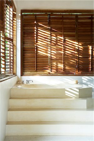 stairs with window - Interior of The March House, Mal Pais, Nicoya Peninsula, Costa Rica Stock Photo - Rights-Managed, Code: 700-02833480