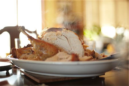 Carved Turkey Stock Photo - Rights-Managed, Code: 700-02833491