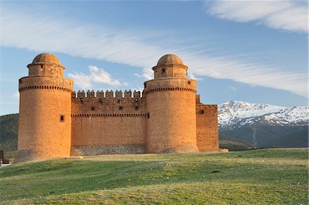 Castillo de La Calahorra, Sierra Nevada in the Background, La Calahorra, Andalucia, Spain Stock Photo - Rights-Managed, Code: 700-02833861