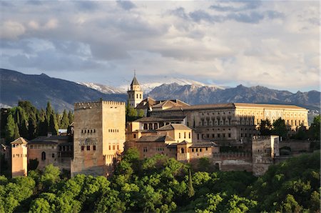 The Alhambra, Granada, Andalucia, Spain Foto de stock - Con derechos protegidos, Código: 700-02833877