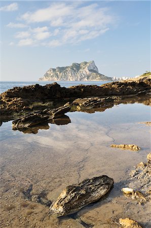 simsearch:700-02833939,k - Penon de Ifach in the Distance, Calpe, Costa Blanca, Alicante, Spain Stock Photo - Rights-Managed, Code: 700-02833889