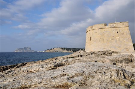 Castillo de Moraira Teulada, Moraira, Costa Blanca, Alicante, Espagne Photographie de stock - Rights-Managed, Code: 700-02833933