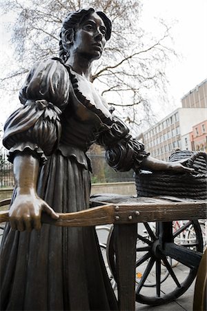 Statue de Molly Malone, Grafton Street, Dublin, Irlande Photographie de stock - Rights-Managed, Code: 700-02860199