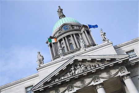 edificio gubernamental - Custom House, Dublin, Ireland Foto de stock - Con derechos protegidos, Código: 700-02860203