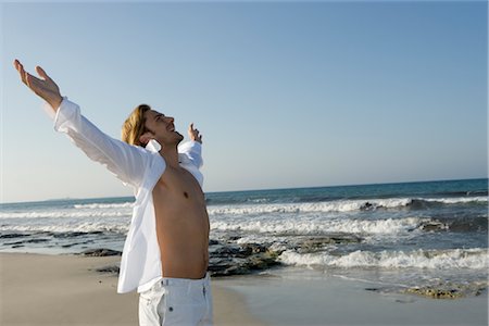 Man on the Beach, Ibiza, Spain Stock Photo - Rights-Managed, Code: 700-02887042