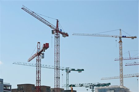 development of machines - Construction Site in Hamburg Harbour, Hamburg, Germany Stock Photo - Rights-Managed, Code: 700-02887212