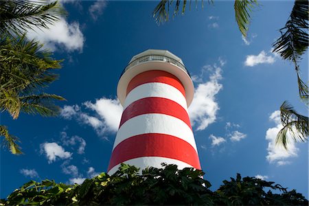 Lighthouse, Grand Bahama Island, Bahamas Stock Photo - Rights-Managed, Code: 700-02887331