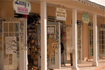 Storefronts, Grand Bahama Island, Bahamas Stock Photo - Rights-Managed, Code: 700-02887345