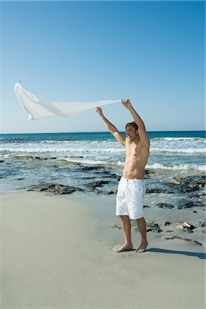 Man at Beach, Ibiza, Spain Foto de stock - Con derechos protegidos, Código: 700-02887476