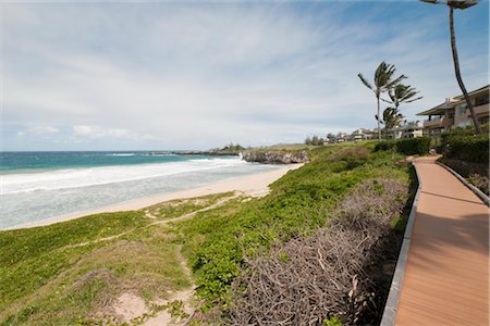 Boardwalk, Kauai, Hawaii, USA Stock Photo - Rights-Managed, Code: 700-02912164