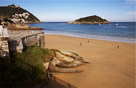 Beach, San Sebastian, Gipuzkoa, Basque Country, Spain Foto de stock - Direito Controlado, Número: 700-02912707