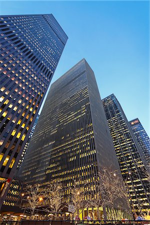 Office Buildings, Midtown Manhattan, New York, New York, USA Stock Photo - Rights-Managed, Code: 700-02912877