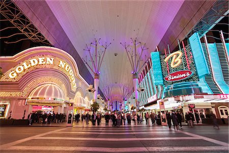 Fremont Street Experience, Las Vegas, Nevada, USA Foto de stock - Con derechos protegidos, Código: 700-02913187