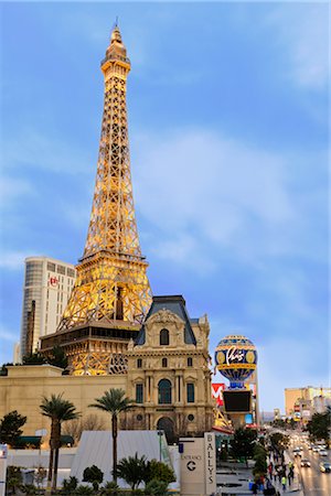 Paris Las Vegas Hotel &amp; Casino, Paradise, Las Vegas, Nevada, USA Photographie de stock - Rights-Managed, Code: 700-02913193