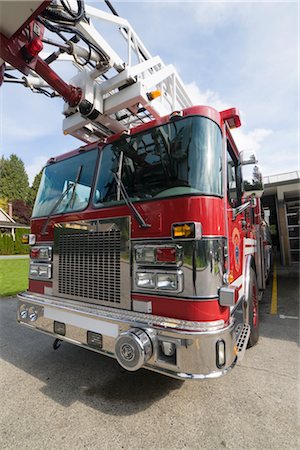 Camion de pompier Photographie de stock - Rights-Managed, Code: 700-02925957