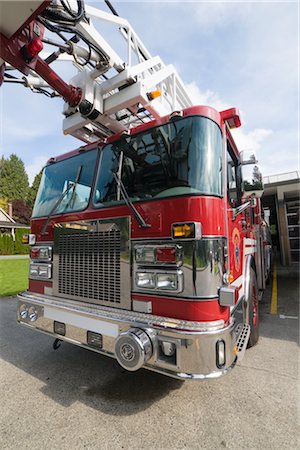 fire safety - Fire Truck Stock Photo - Rights-Managed, Code: 700-02925957