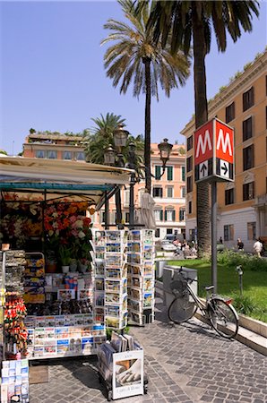 Piazza di Spagna, Rome, Italy Stock Photo - Rights-Managed, Code: 700-02935360