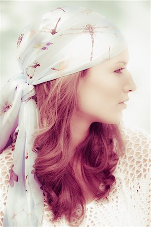 Portrait de femme Photographie de stock - Rights-Managed, Code: 700-02935568