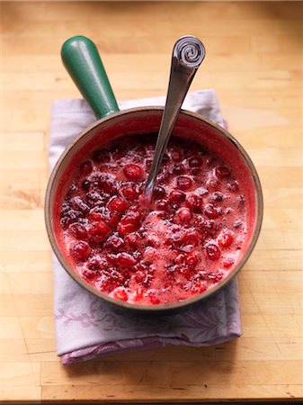 Cranberry Sauce Stock Photo - Rights-Managed, Code: 700-02935572