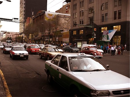 Street Scene in Mexico City, Mexico Stock Photo - Rights-Managed, Code: 700-02935870