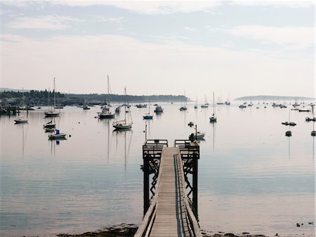 Dock, Manset, Maine, USA Foto de stock - Con derechos protegidos, Código: 700-02954827