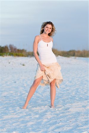 Woman on the Beach Stock Photo - Rights-Managed, Code: 700-02957645