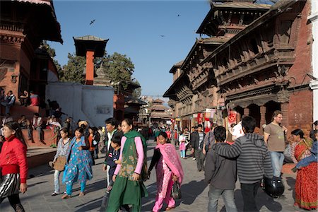 La place Durbar, Katmandou, Népal Photographie de stock - Rights-Managed, Code: 700-02957863