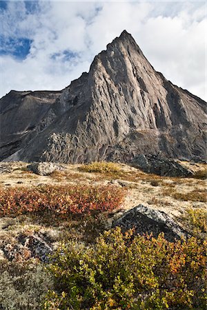 Mountain Peak, Tombstone Territorial Park, Yukon, Canada Stock Photo - Rights-Managed, Code: 700-02967561