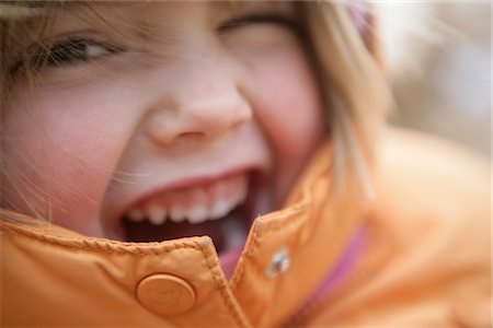 photography cold face - Little Girl Wearing Parka Stock Photo - Rights-Managed, Code: 700-02967880