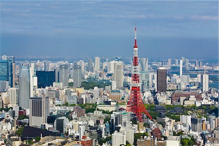 Tokyo Tower, Tokyo, Kanto Region, Honshu, Japan Foto de stock - Con derechos protegidos, Código: 700-02972749