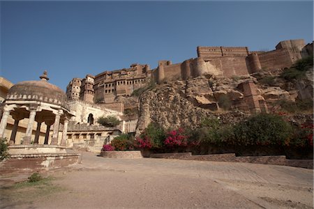 forteresse - Le Fort de Mehrangarh, Jodhpur, Rajasthan, Inde Photographie de stock - Rights-Managed, Code: 700-02972997