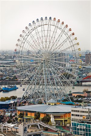 simsearch:700-02973219,k - Ferris Wheel at Port Nagoya, Aichi Prefecture, Chubu, Japan Foto de stock - Con derechos protegidos, Código: 700-02973226